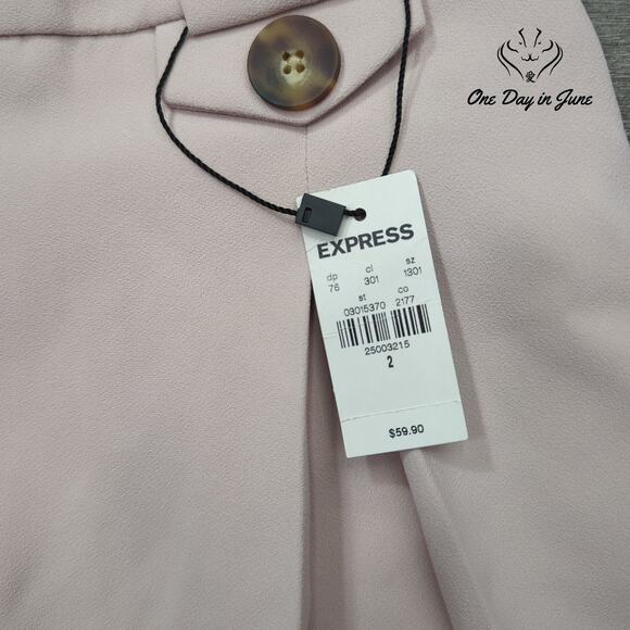 Express Shortie Extreme High Rise Shorts Size 2 - Picture 2 of 7